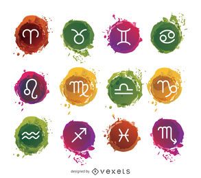 Free Astrology symbol set stock image to download Astrology symbol set FREE Stock Icon, zodiac, horoscope, sign picture