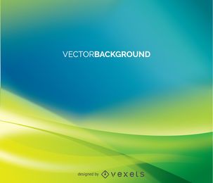 BlueGreenAbstractWaveBackdrop FREE Stock Vector, abstract-background, green-background, blue picture