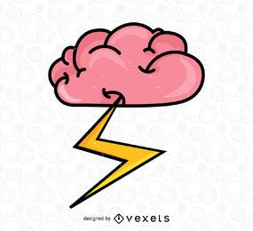 Free Brain Spark Icon stock image to download Brain Spark Icon FREE Stock Vector, brain, creativity, icon picture