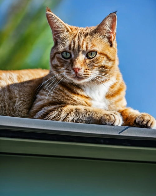 Charming Ginger Cat FREE Stock Photo, cat,  ginger,  feline picture