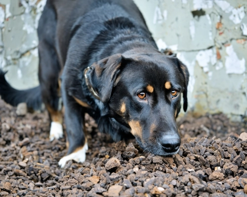 Curious Dog Exploring FREE Stock Photo, dog,  curious,  exploration picture