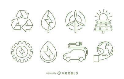 Free Eco Power Collection stock image to download Eco Power Collection FREE Stock Icon, icon, energy, eco picture