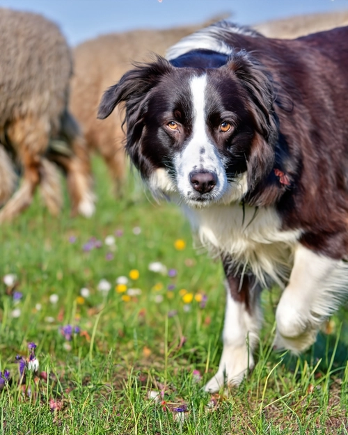 Focused Working Dog FREE Stock Photo, dog,  border collie,  working dog picture
