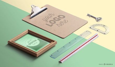 Free Frame Mockup Stationery Composition stock image to download Frame Mockup Stationery Composition FREE Stock Psd, mockup, composition, stationery picture