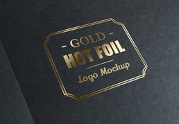 Free Gold Stamping Logo MockUp stock image to download Gold Stamping Logo MockUp FREE Stock Psd, gold, logo, mock-up picture