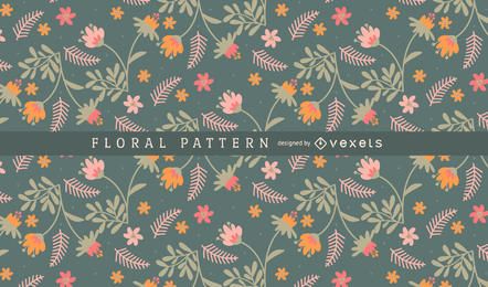 Hand-drawn floral backdrop FREE Stock Vector, floral, background, backdrop picture