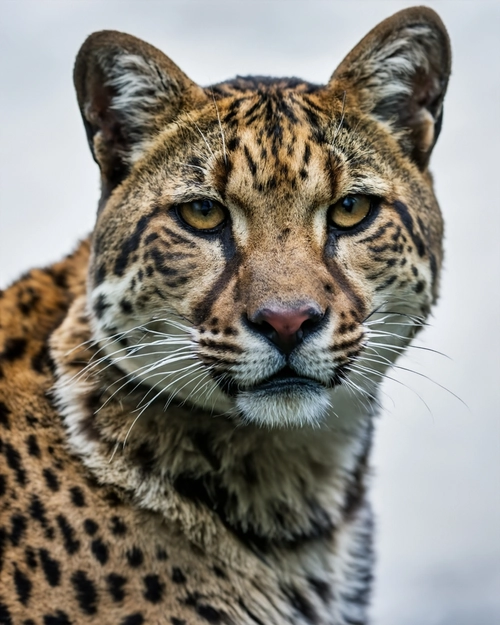 Majestic Wild Cat FREE Stock Photo, wildlife,  leopard,  close-up picture