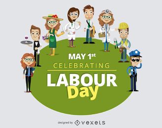 Free May 1st Labor Day Cartoon Workers stock image to download May 1st Labor Day Cartoon Workers FREE Stock Vector, labour, labor, day picture