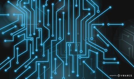 Free Neon Tech Circuit Wallpaper stock image to download Neon Tech Circuit Wallpaper FREE Stock Vector, qvectors, technology, tech picture