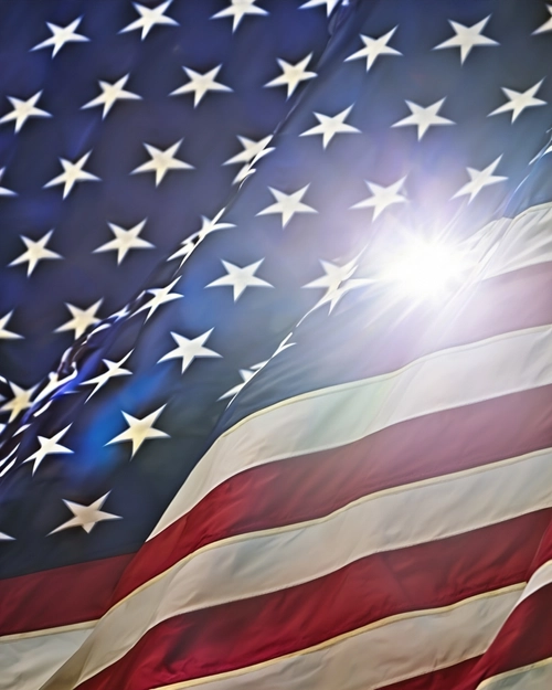 Patriotic American Flags FREE Stock Photo, America,  flag,  patriotism picture