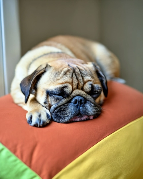 Sleeping Pug Dog FREE Stock Photo, pug,  dog,  sleeping picture