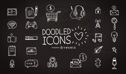 Free Social Doodle Icons stock image to download Social Doodle Icons FREE Stock Icon, social-media, social, icon picture