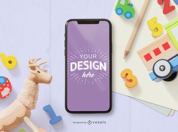 Free Tech toy phone composition stock image to download Tech toy phone composition FREE Stock Psd, mockup, phone, iphone picture