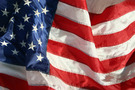 Wavy American Flag FREE Stock Photo, usa, flag, red picture