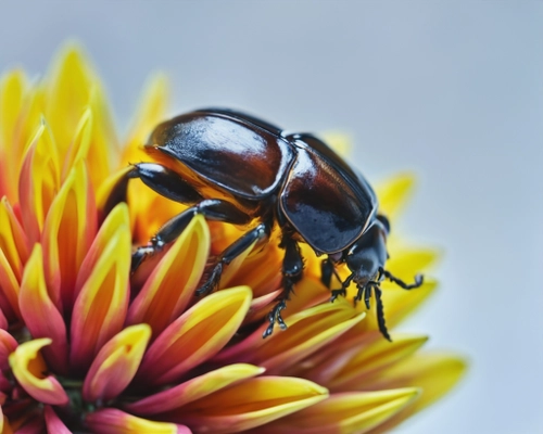 Free Beetle on Flower stock image to download Beetle on Flower FREE Stock Photo, beetle, flower, nature picture
