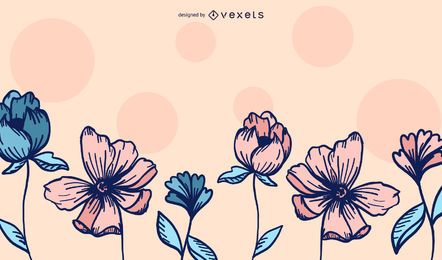 Vivid Floral Backdrop FREE Stock Vector, floral, colorful, background picture