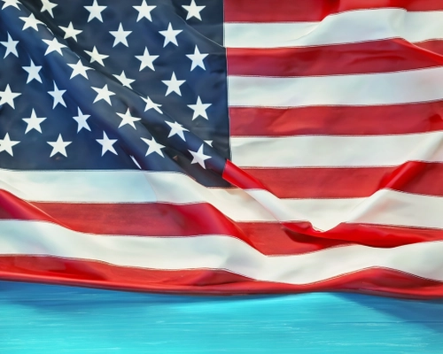 Waving American Flag FREE Stock Photo, flag,  America,  patriotic picture