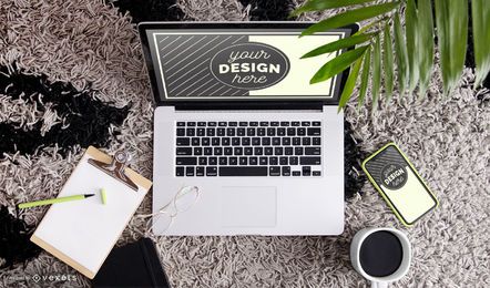 Free Workspace Mockup Scene stock image to download Workspace Mockup Scene FREE Stock Psd, mockup, composition, workspace picture