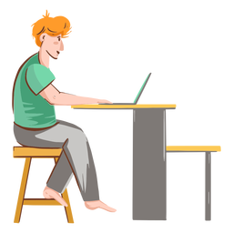 Free Chill Laptop Boy PNG Design stock image to download Chill Laptop Boy PNG Design FREE Stock Icon, boy, character, laptop picture