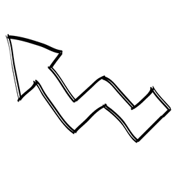 Left Arrow Folded Design FREE Stock Icon, folded, lines, drawing picture