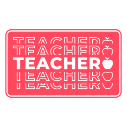 Teacher Badge Apple Design FREE Stock Vector, teacher, badge, quote picture